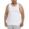 imageDXL Mens Big and Tall Big  Tall Essentials by DXL Mens Big and Tall 5pk Tanks White 2XL