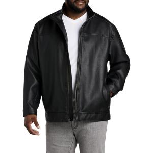 imageFauxLeather Moto Jacket Black 2XL