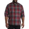 imageLarge Plaid Sport ShirtBlack Red