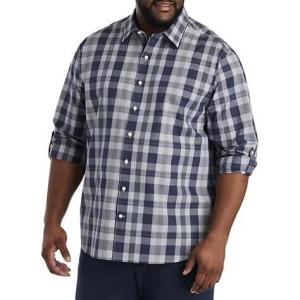 imagePlaid Sport ShirtNavy Grey