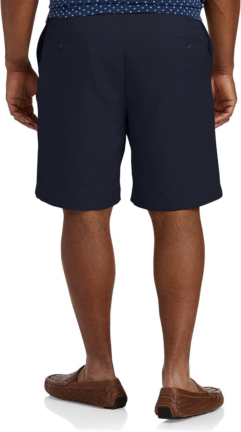 image:imageOak Hill by DXL Mens Big and Tall WaistRelaxer Microfiber Shorts  Machine WashableMultiple Colors Sizes 4260Navy