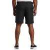 image:imageOak Hill by DXL Mens Big and Tall WaistRelaxer Microfiber Shorts  Machine WashableMultiple Colors Sizes 4260Black