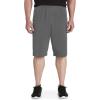 image:imageHarbor Bay by DXL Mens Big and Tall PullOn Knit ShortsGranite Heather
