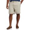 image:imageOak Hill by DXL Mens Big and Tall WaistRelaxer Microfiber Shorts  Machine WashableMultiple Colors Sizes 4260Khaki