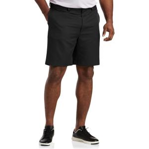 image:imageOak Hill by DXL Mens Big and Tall WaistRelaxer Microfiber Shorts  Machine WashableMultiple Colors Sizes 4260Black