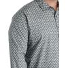 image:imageDXL Geometric Print Sport Shirt Grey 2XL