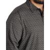 image:imageDXL Medallion Print Sport Shirt Black Multi 4XL