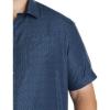 image:imageDXL Tribal Print Microfiber Sport Shirt Navy 2XL