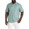 image:imageDXL Tonal Patterned Sport Shirt Blue Spruce 3XLT
