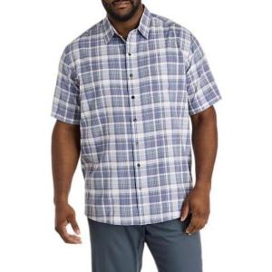image:imagePlaid Microfiber Sport Shirt Blue 6XL