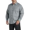 image:imageDXL Geometric Print Sport Shirt Grey 5XLT