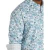 image:imageDXL Large Paisley Sport Shirt White Multi 2XLT