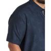 image:imageDXL Microfiber Geometric Print Sport Shirt Navy 2XL