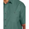 image:imageDXL Textured Solid Sport Shirt Botanical Green 3XL