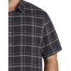image:imagePlaid Microfiber Sport Shirt Black 1XL