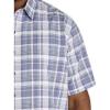 image:imagePlaid Microfiber Sport Shirt Blue 2XL