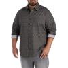 image:imageDXL Medallion Print Sport Shirt Black Multi 3XLT
