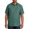 image:imageDXL Textured Solid Sport Shirt Botanical Green 3XL