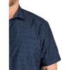 image:imageDXL Microfiber Abstract Print Sport Shirt Black 4XL