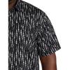 image:imageDotted Wave Print Sport Shirt Black 2XLT