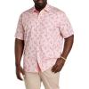 image:imageDXL Mixed Paisley Print Sport Shirt Pink 1XLT