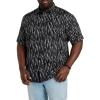 image:imageDotted Wave Print Sport Shirt Black 5XLT