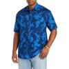image:imageTonal Floral Sport Shirt Blue 3XL