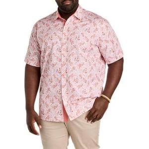 image:imageDXL Mixed Paisley Print Sport Shirt Pink 1XL