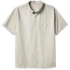 image:imageDXL Big  Tall Essentials Poplin ShortSleeve Sport ShirtGrey