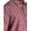 image:imageDXL Synrgy Mens Big and Tall Geometric Floral Microfiber Sport Shirt PinkPink