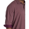 image:imageDXL Mens Big and Tall Micro Print Sport Shirt BurgundyBurgundy
