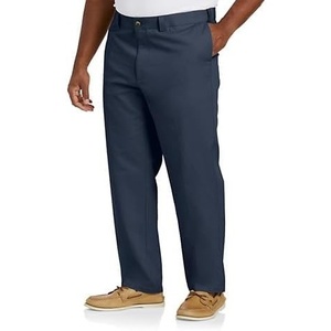 image:imageDXL Big  Tall Essentials FlatFront Twill PantsNavy