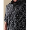 image:imageDXL Mens Big and Tall Bandana Print Sport Shirt BlackBlack