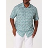 image:imageDXL Mens Big and Tall Tonal Paisley Sport Shirt GreenGreen