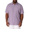image:imageDXL Mens Big and Tall Micro Print Sport Shirt PurplePurple