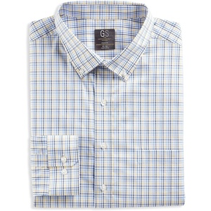 image:imageDXL Gold Series Big and Tall Large Tattersall Dress ShirtYellow