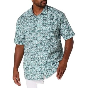 image:imageDXL Mens Big and Tall Tonal Paisley Sport Shirt GreenGreen