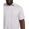image:imageDXL Big and Tall Microfiber Stripe Sport ShirtPink