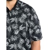 image:imageBig Leaf Print Sport Shirt Black 3XL