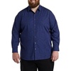 image:imageDXL Geometric Print RollTab Sport Shirt Blue 4XL