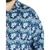 image:imageDXL Mens Big and Tall Floral Print Sport ShirtBlue
