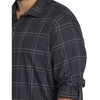 image:imageLarge Plaid RollTab Sport Shirt Black 4XLT