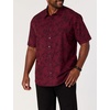 image:imageDXL Mens Big and Tall Tonal Floral Sport Shirt Windsor WineWindsor Wine