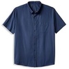 image:imageDXL Big  Tall Essentials Poplin ShortSleeve Sport Shirt  Sizes XL  8XLT  DXL  Designed Exclusively for Big amp Tall MenNavy