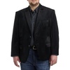 image:imageDXL Synrgy Big and Tall Jacket Relaxer Velvet Sport Coat 1XL  5XLBlack