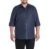 image:imageDXL Synrgy Big and Tall Textured Sport Shirt Sizes XL  8XLTNavy