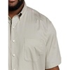 image:imageDXL Big  Tall Essentials Big and Tall Poplin ShortSleeve Sport ShirtGrey