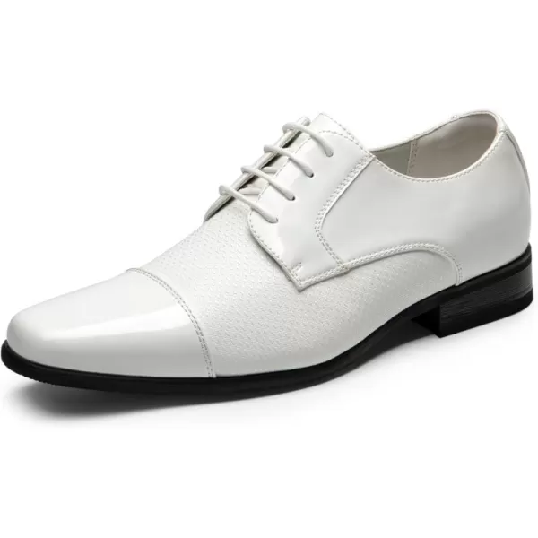 Bruno Marc Men's Patent Tuxedo Dress Shoes Classic Lace-up Formal Oxfords
