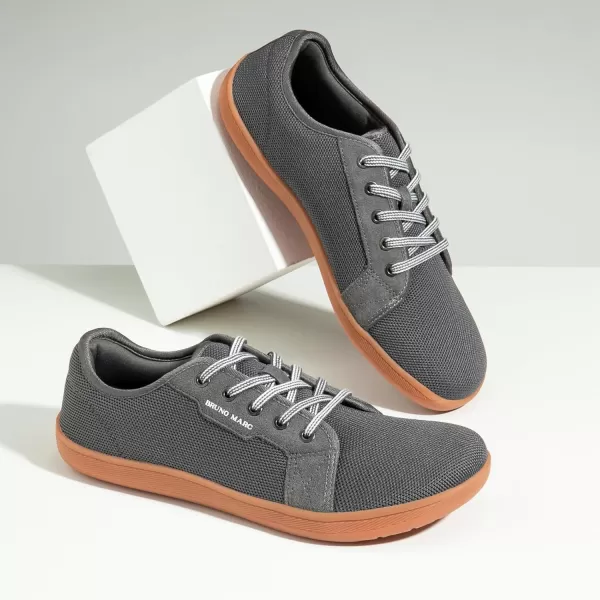 Bruno Marc Men's Wide Toe Box Casual Barefoot Shoes Zero Drop Minimalist Sneakers