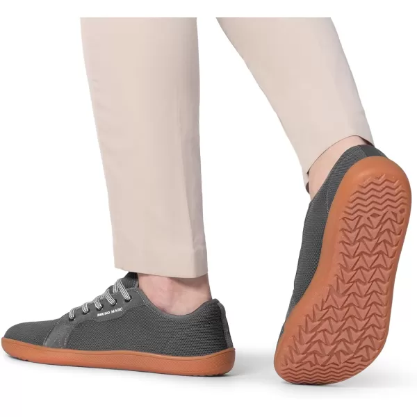 Bruno Marc Men's Wide Toe Box Casual Barefoot Shoes Zero Drop Minimalist Sneakers